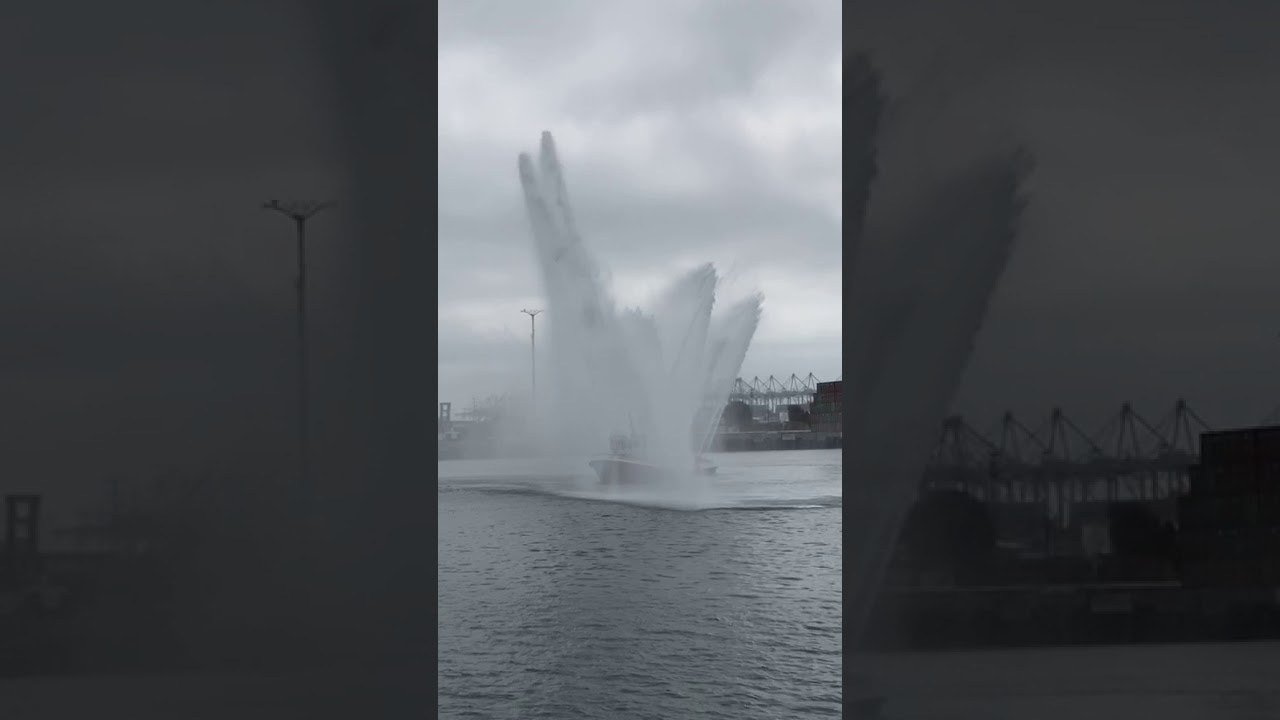 LAFD Virtual Fire Service Day 2020 Part 2 - Fire Boat Water Demonstration