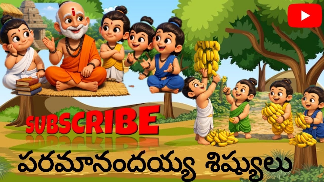 పరమానందయ్య శిష్యులు కథ/telugu storys/Made for kids 