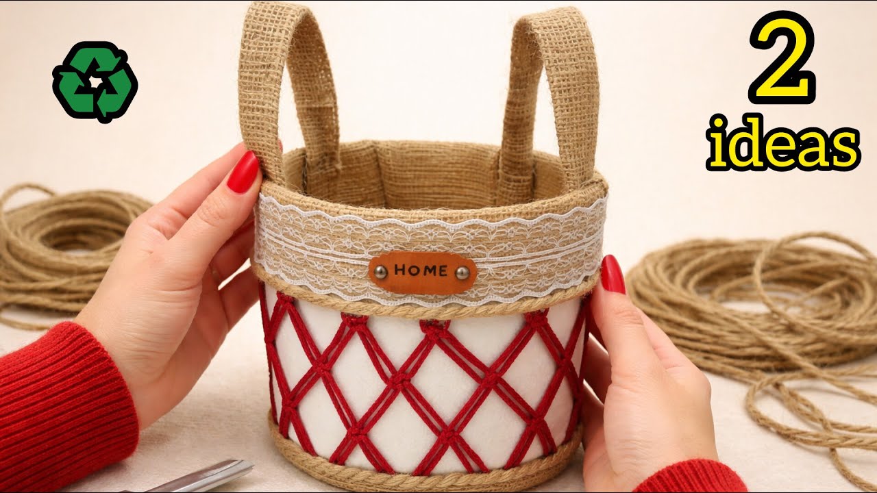 Super Beautiful but low_cost!2BEST DIY space_Saving Craft Ideas From waste materials #2025