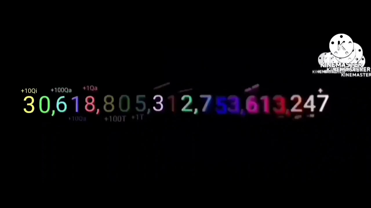 0 to 10 Septillion With Sound Effects Remake (Lord of jesus)