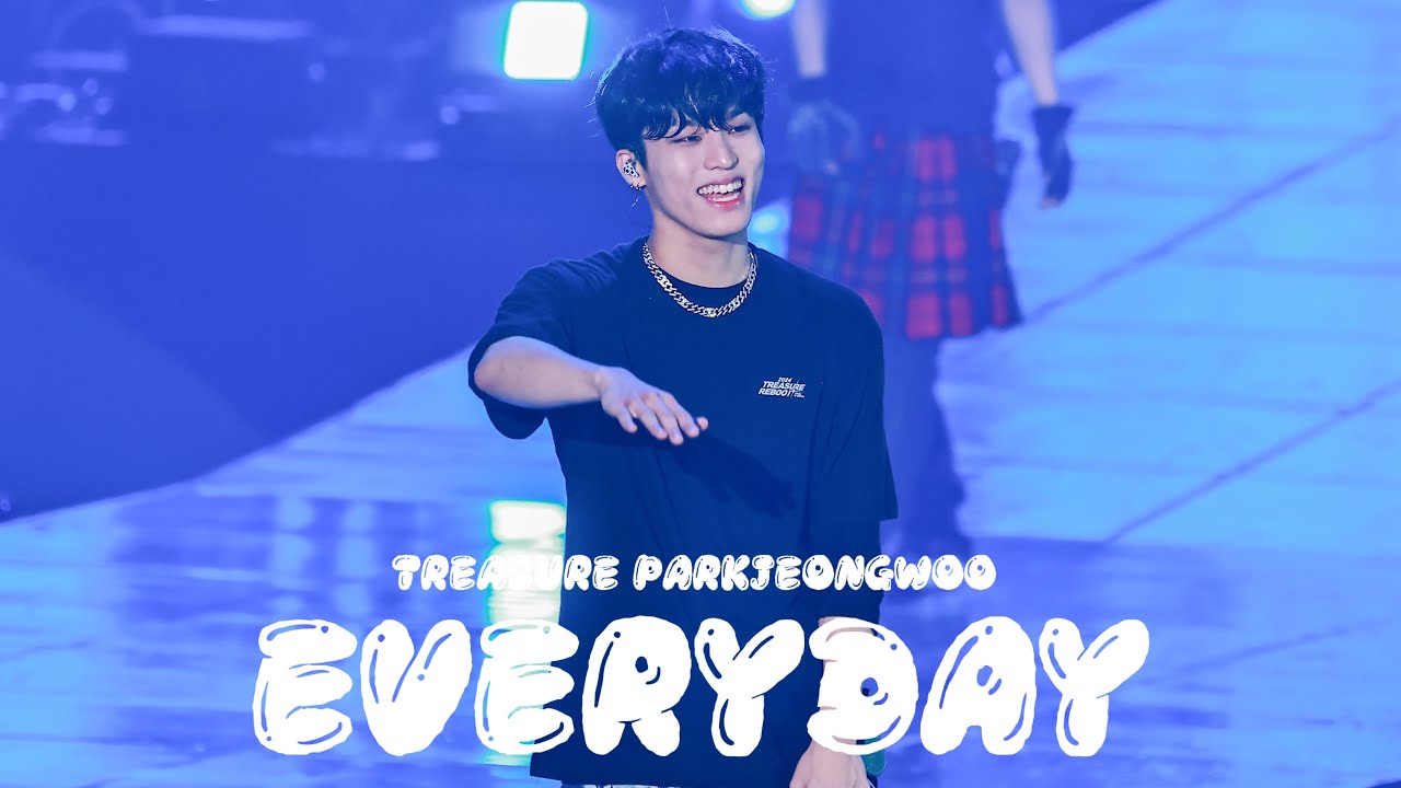 240815 EVERYDAY TREASURE PARKJEONGWOO FanCam 트레저 박정우 직캠 | REBOOT FINAL IN SEOUL 밤공