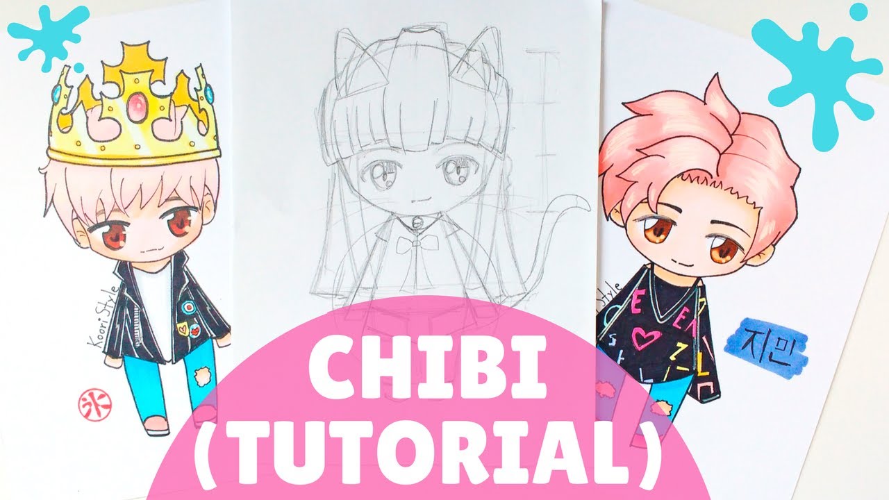 【DRAWING】 How To Draw Chibi DETAILED Lesson ♥! (ENG/ESP)