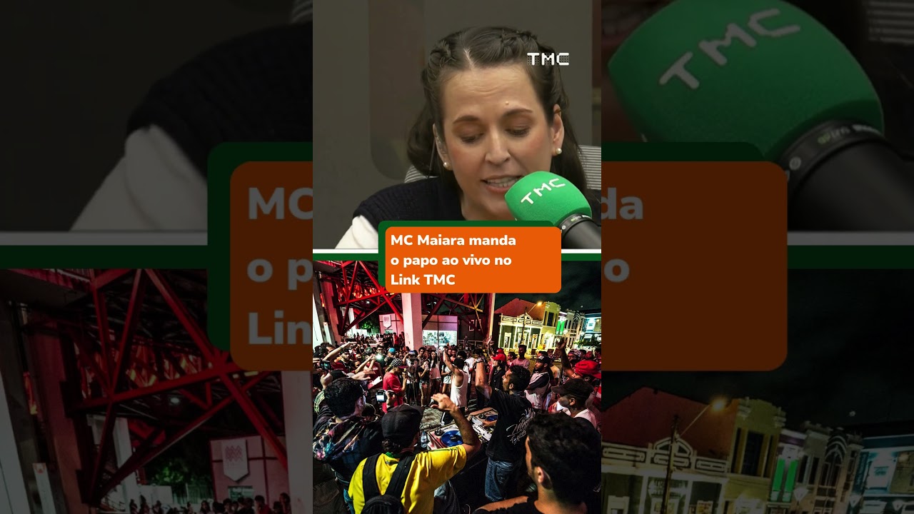 MC Maiara manda o papo ao vivo no Link TMC