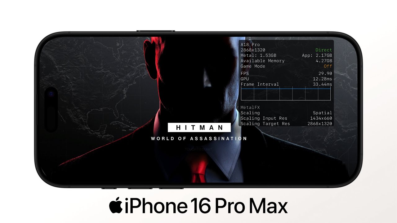 Hitman World of Assassination - iPhone 16 Pro Max Performance Review. iOS Mobile Gaming is Evolving!