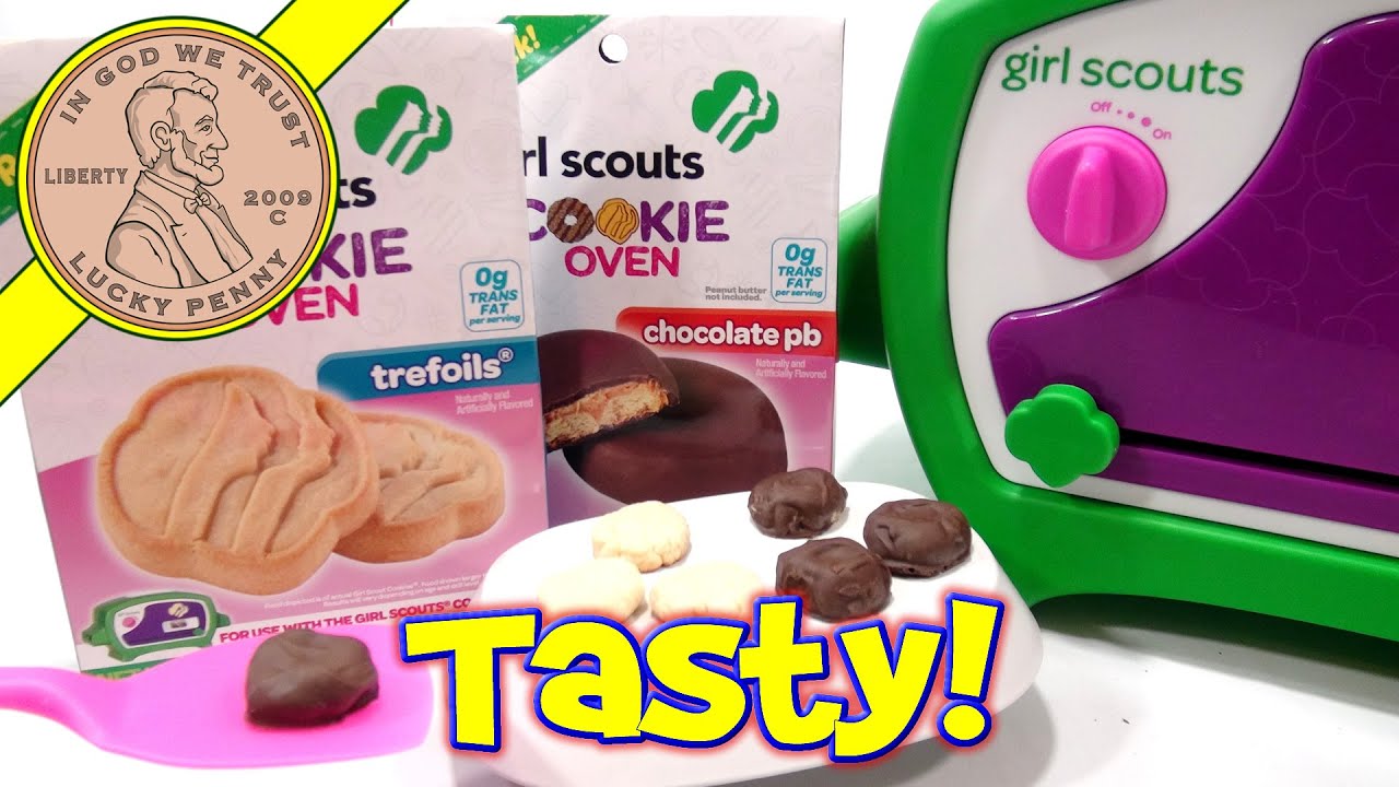 Girl Scouts Cookie Oven, I Bake Trefoil & Chocolate PB Cookies!