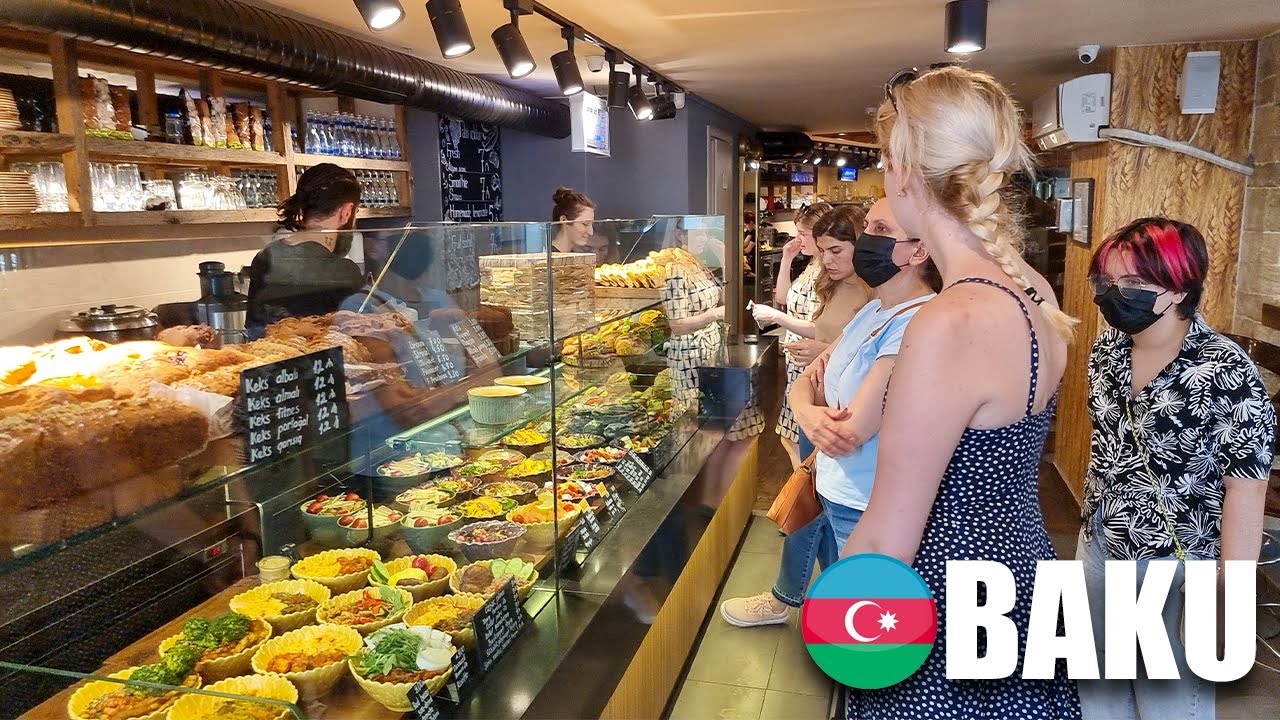 🇦🇿  Delicious Azerbaijani Street Food Tour In Baku Nizami Street