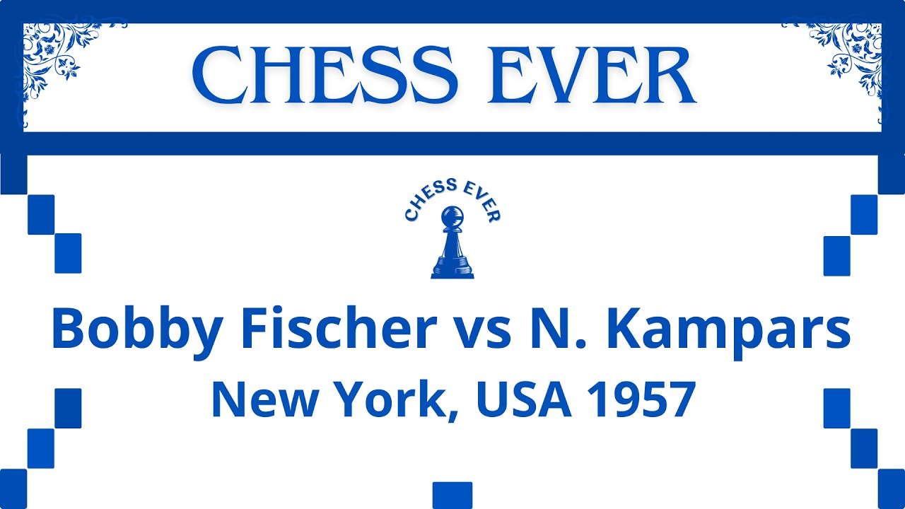Bobby Fischer vs N. Kampars. New York, USA 1957
