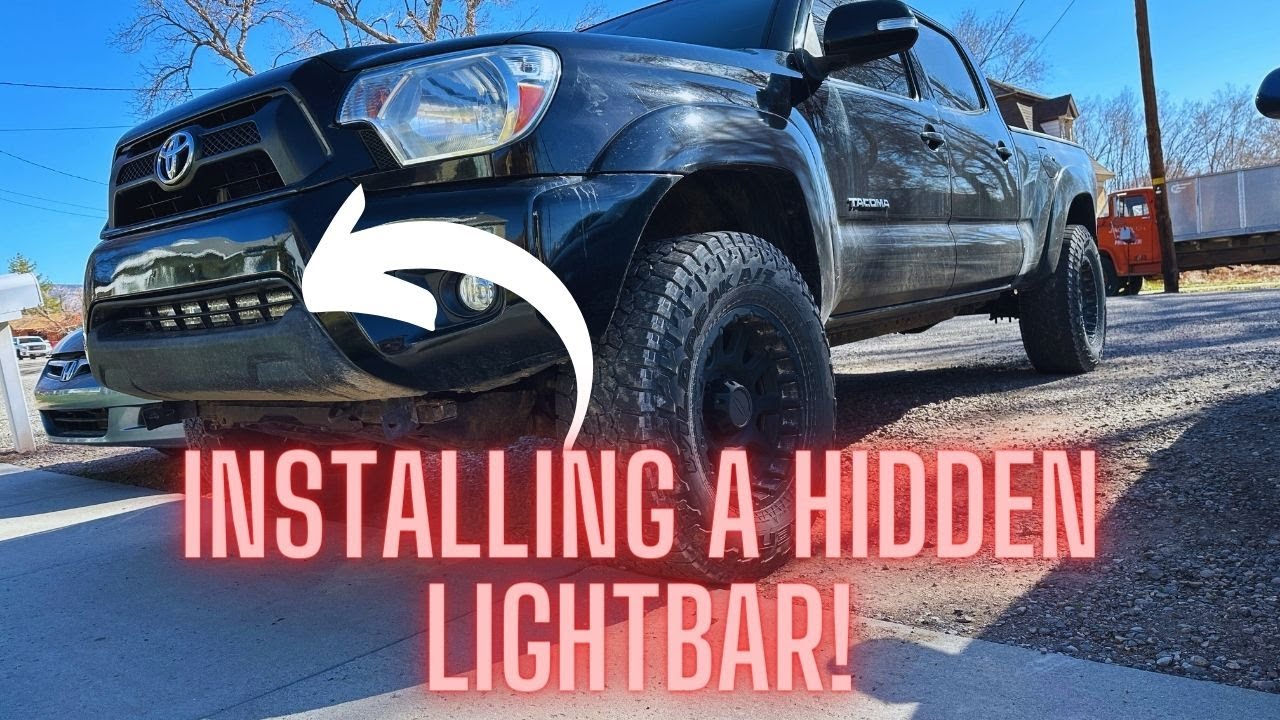 How To Install A HIDDEN Lightbar On A 2nd Gen (2005-2015) Tacoma