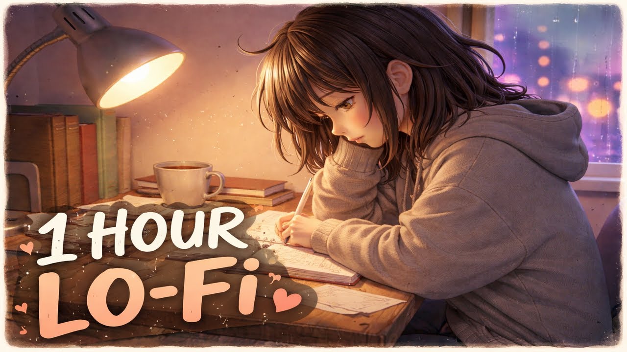 lofi for deep focus ☔ study music (1 hour)