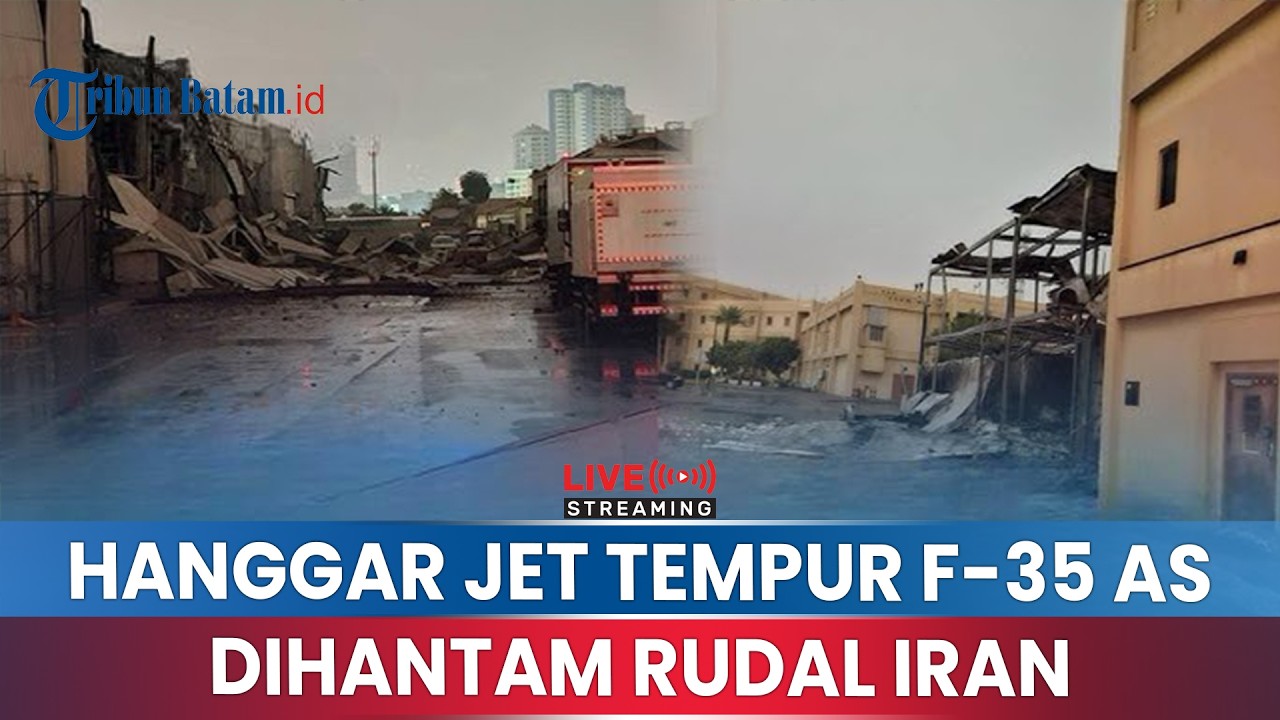 🟠Detik-detik Serangan Iran Hancurkan Hanggar Jet Tempur F-35 AS di Pangkalan Al Dhafra UEA
