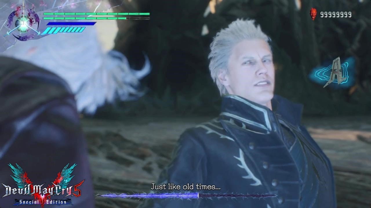 DMC5 Vergil Boss Moves vs Dante!