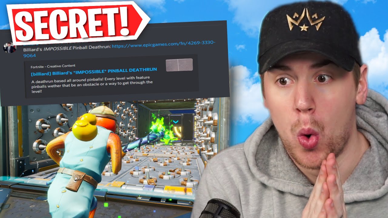 I Found A SECRET Deathrun In Someones Discord! (Fortnite Creative Mode)