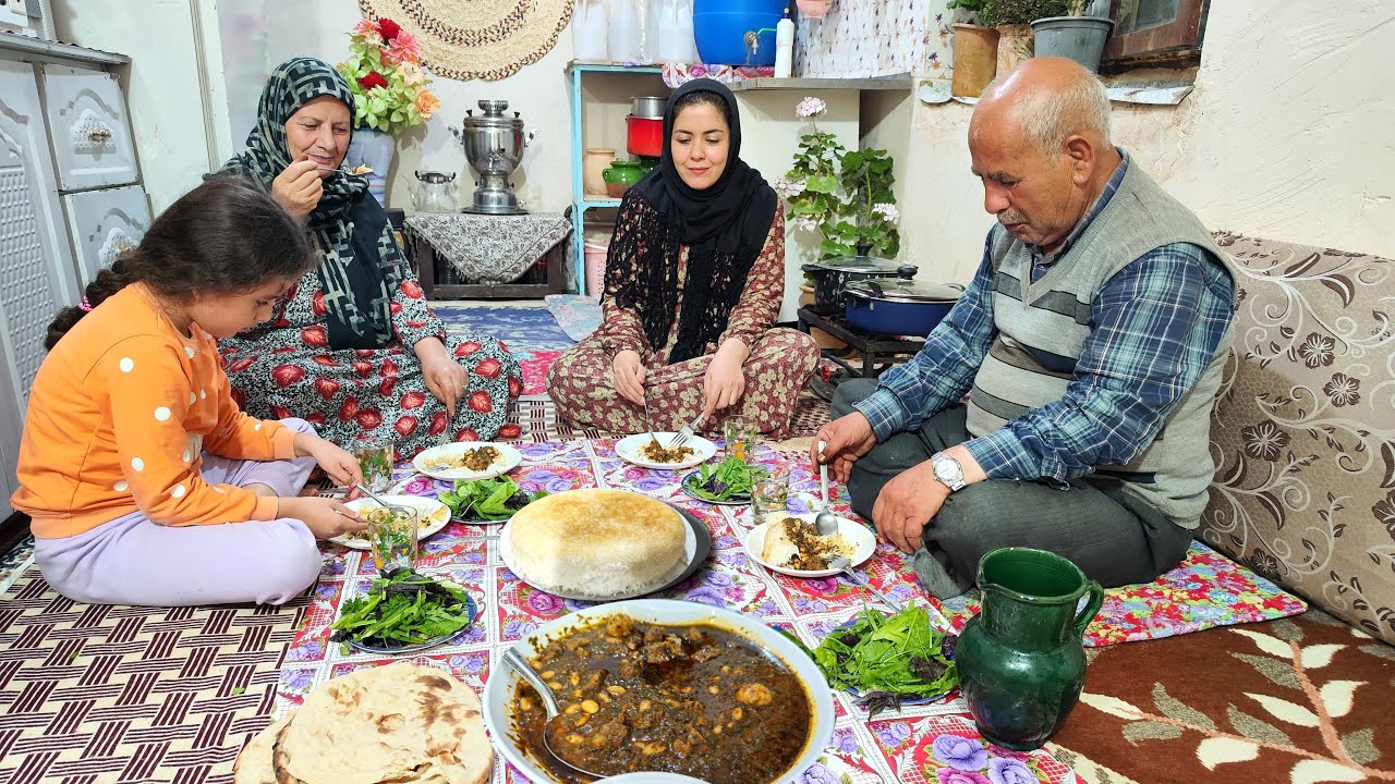 Секреты Gormeh Sabzi из деревни! Еда, которую любят все؟ Gormeh sabzi