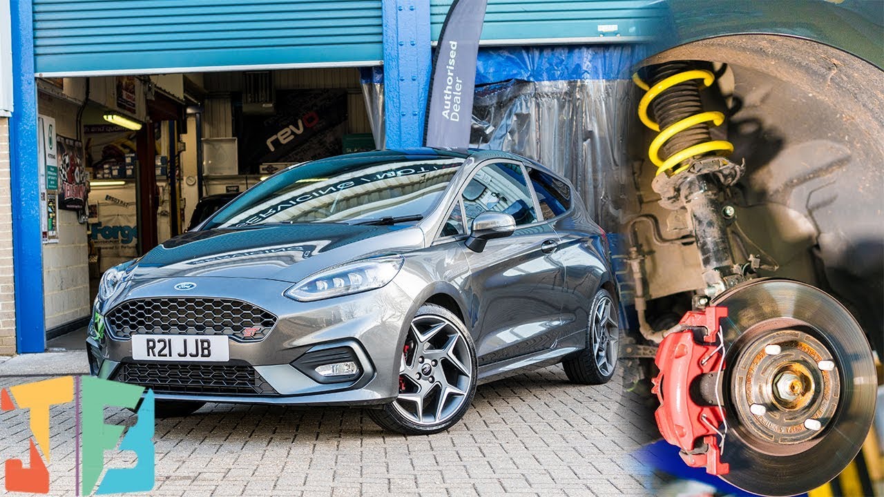 MK8 Fiesta ST — как установить занижающие пружины 👇🏼 🚗👇🏼#slammed