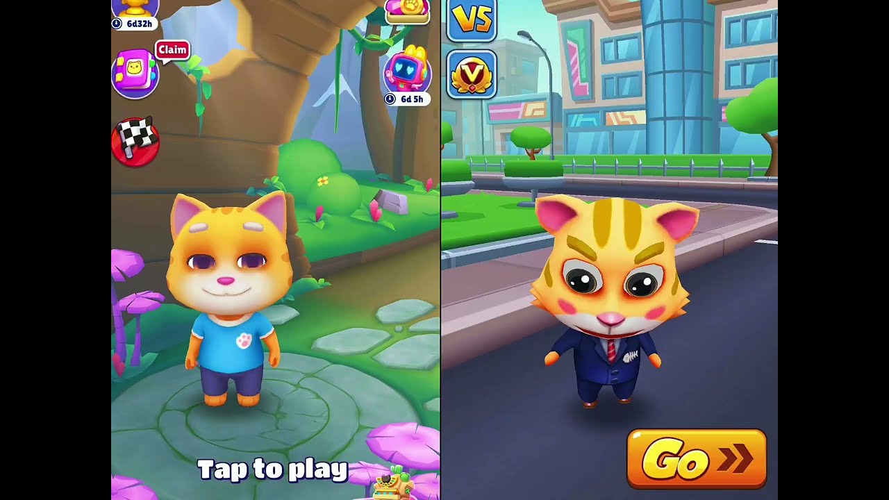 CAT RUNNER VS PET RUNNER GAMEPLAY WALKTHROUGH New Levels 