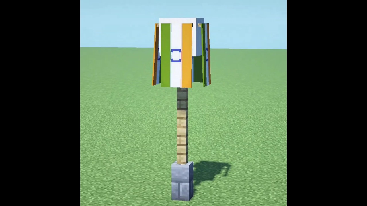 Indian Flag Banner In Minecraft. #minecraft #minecraftraj #shorts #india #indian