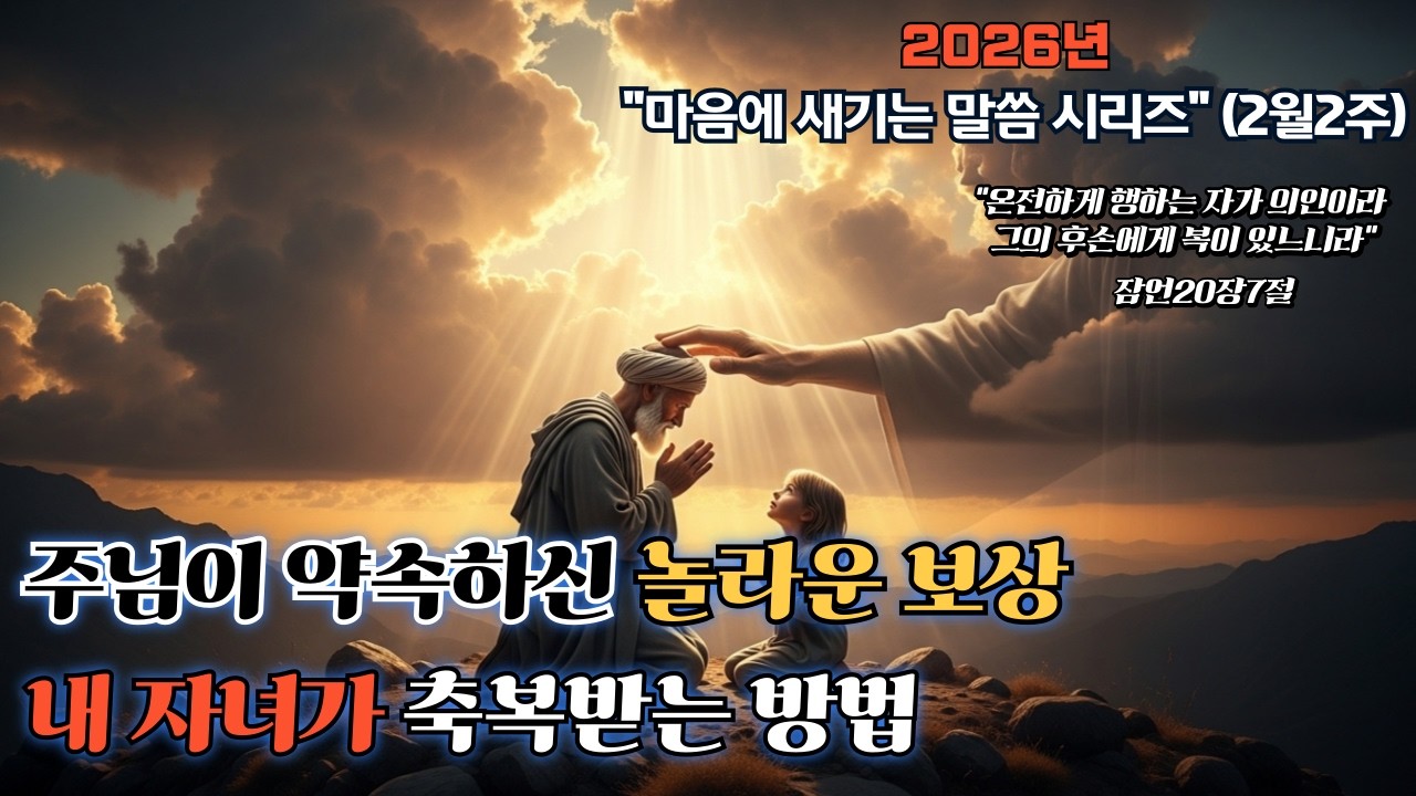 2026년 마음에 새기는 말씀 (2월2주)