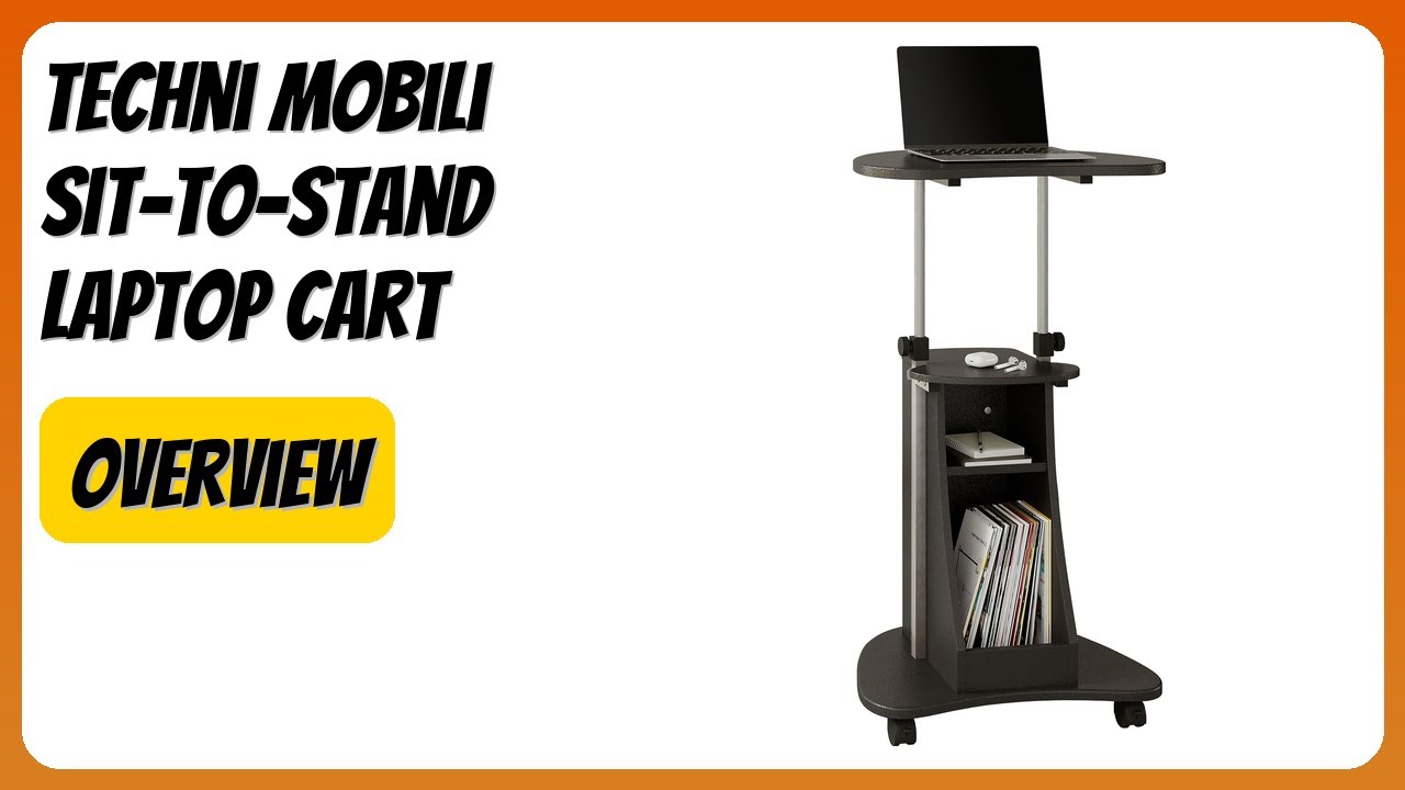 REVIEW (2026): Techni Mobili Sit-to-Stand Laptop Cart. Features