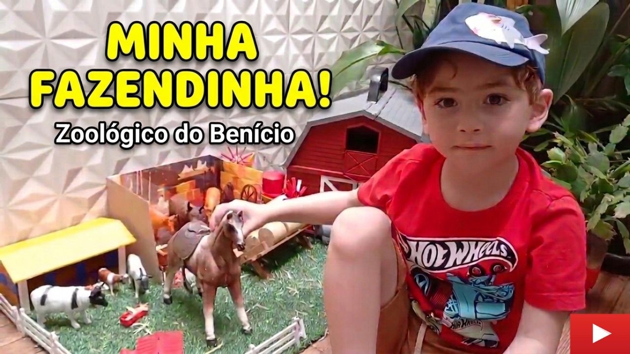 MINHA FAZENDINHA ou ZOOLÓGICO DE BRINQUEDO? 🐄🦁 Diversão Infantil!  #ConteudoInfantil  #BenicioKids