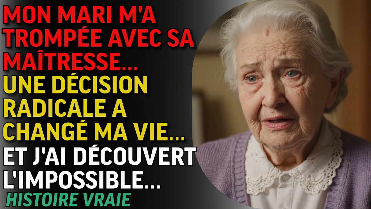 Mon mari m'a trompée avec sa maîtresse... Alors j'ai tout quitté...