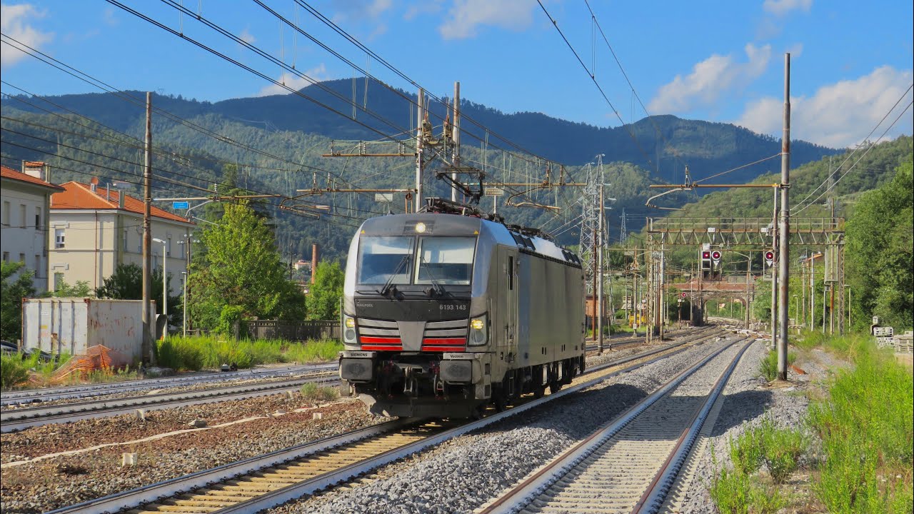 MERCI, INTERCITY & LIS interessanti alla stazione di Vaiano!