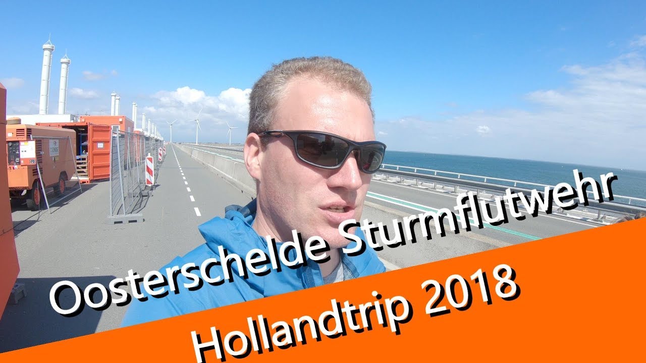 Hollandtrip - Oosterschelde Sturmflutwehr in Zeeland-Deltawerke