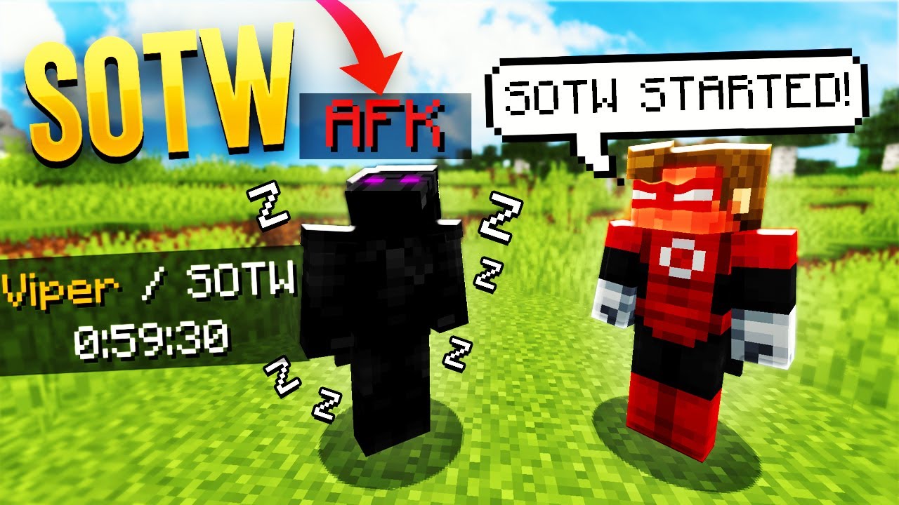 Minecraft HCF, But I’m AFK… *SOTW*