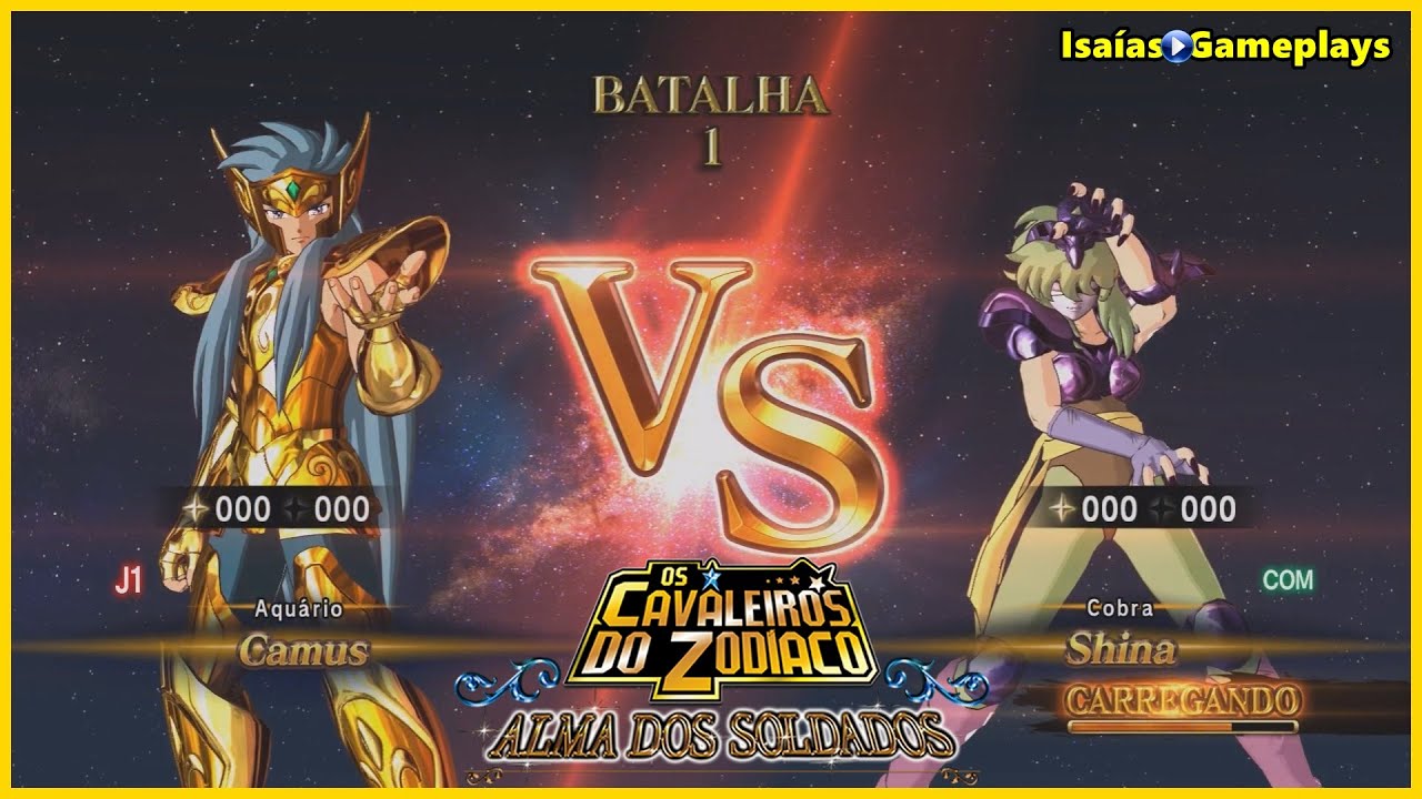 CDZ Alma dos Soldados - Camus de Aquário Vs Shina de Cobra - Dublado PT-BR