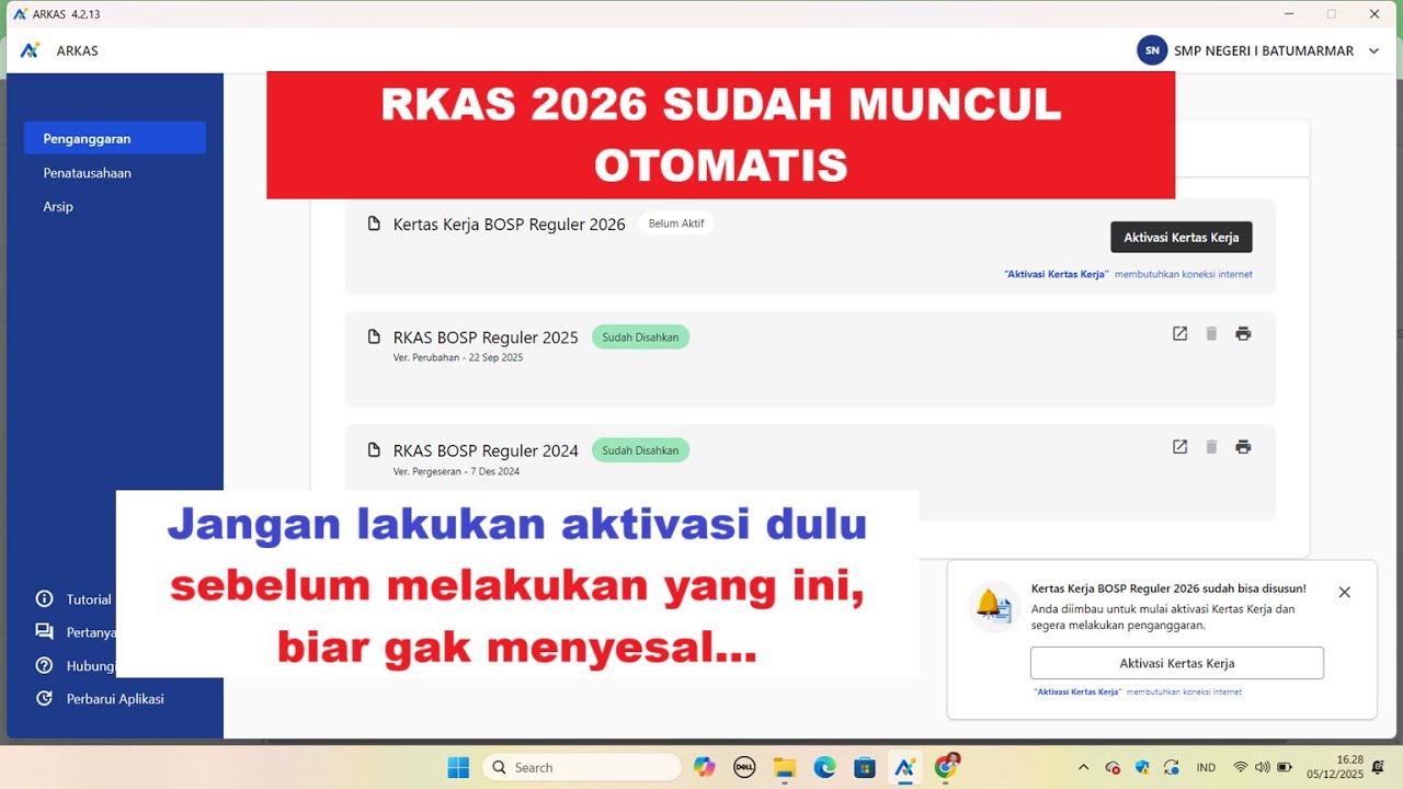 Lakukan Langkah Ini Sebelum Aktivasi RKAS 2026