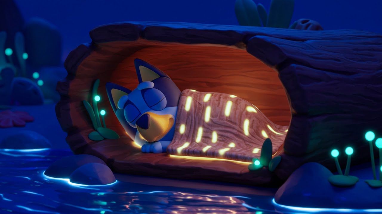 Dreamy Slumber with Bluey | Luminous Piano & Stream Sounds for Deep Sleep & Dreamy Relaxation
