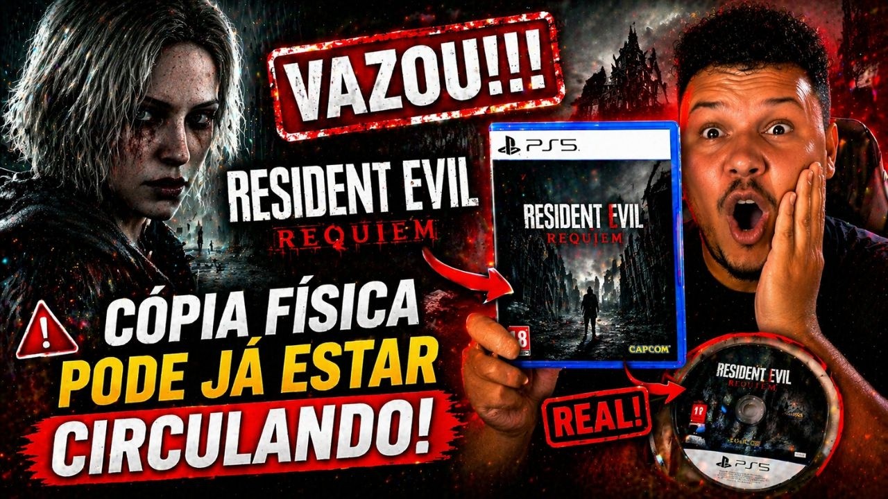 VAZOU !!! Cópia física de Resident Evil Requiem pode já estar circulando
