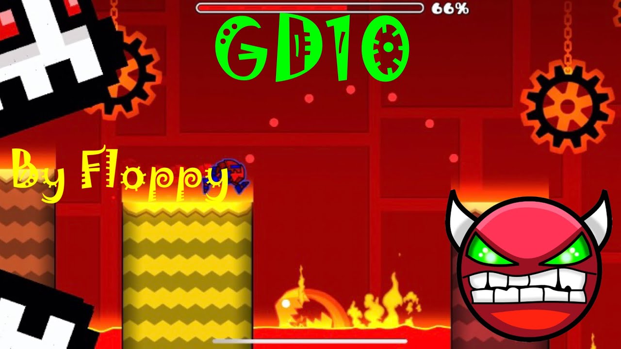 Geometry Dash - GD10 by Floppy (Happy #GD10!)