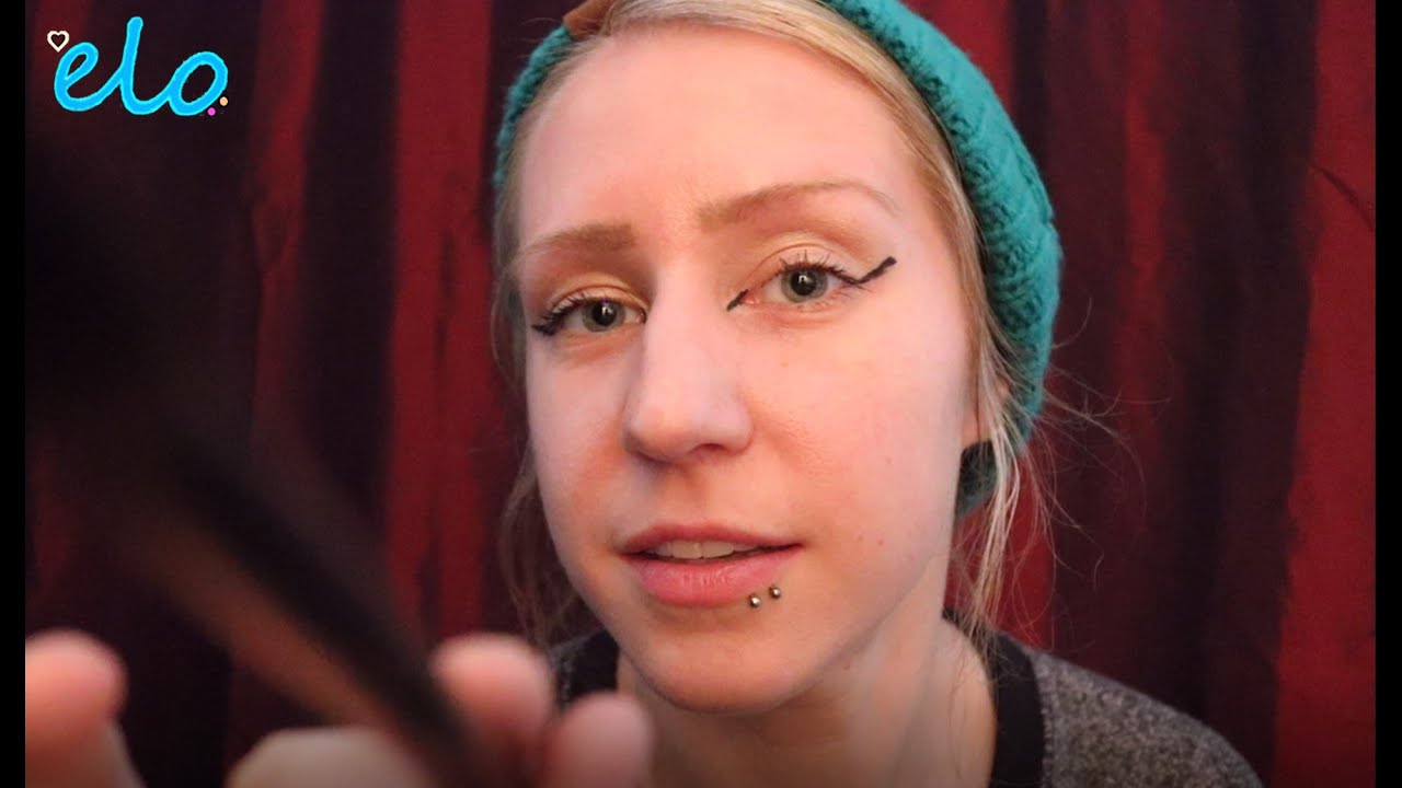 ASMR - Lightly brushing & tracing your face for sleep