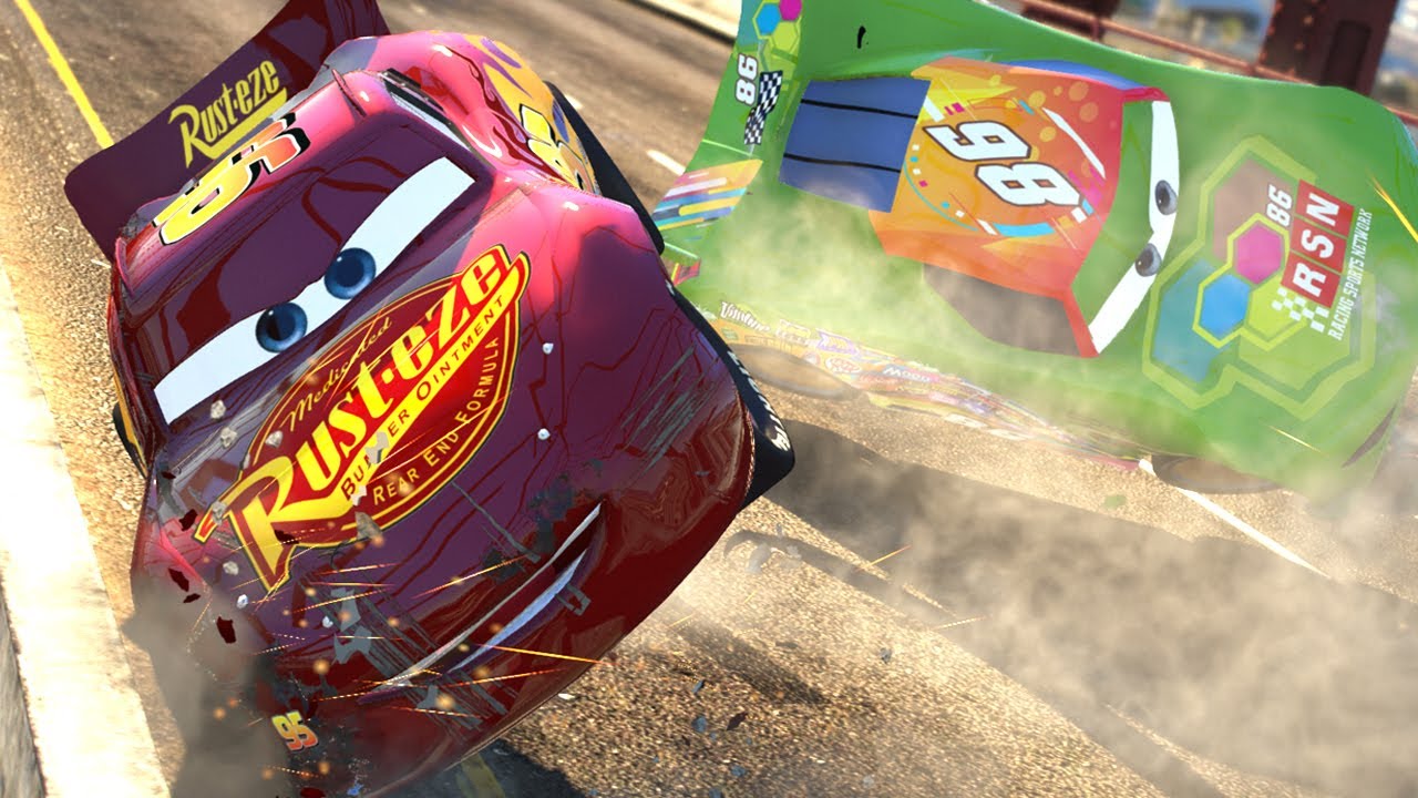 CARS 3 LIGHTNING MCQUEEN vs CARS 3 NEXT GEN BRIDGE CARS 3 STREET RACE