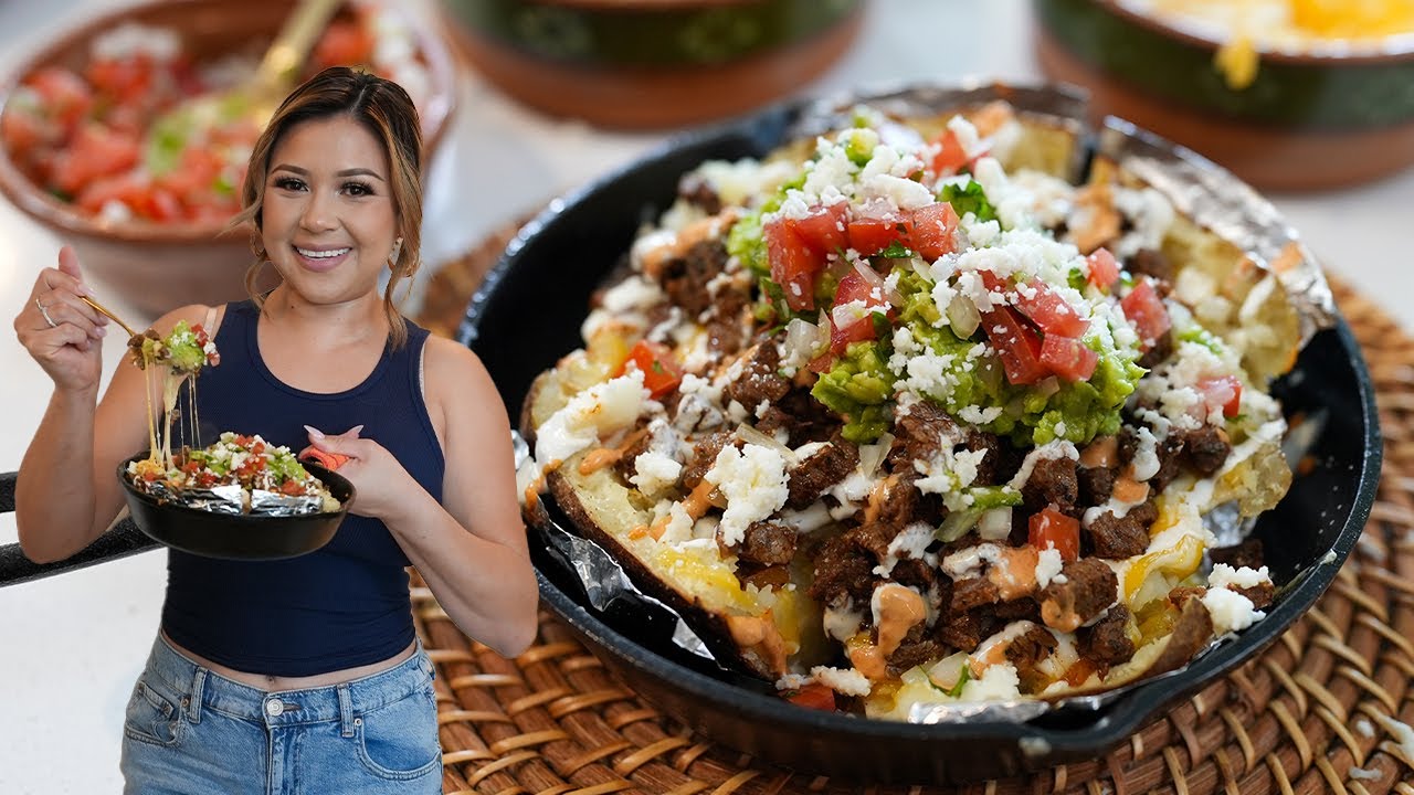 How to make the Ultimate Mexican-Style Loaded Potatoes : PAPAS LOCAS
