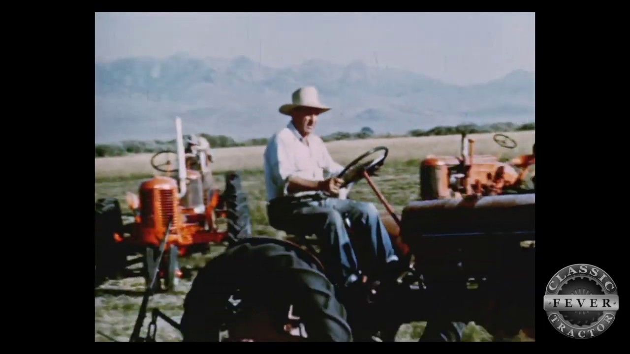 1950's Classic Tractor Film Cutting Hay In Northern Nevada - The Haying Season