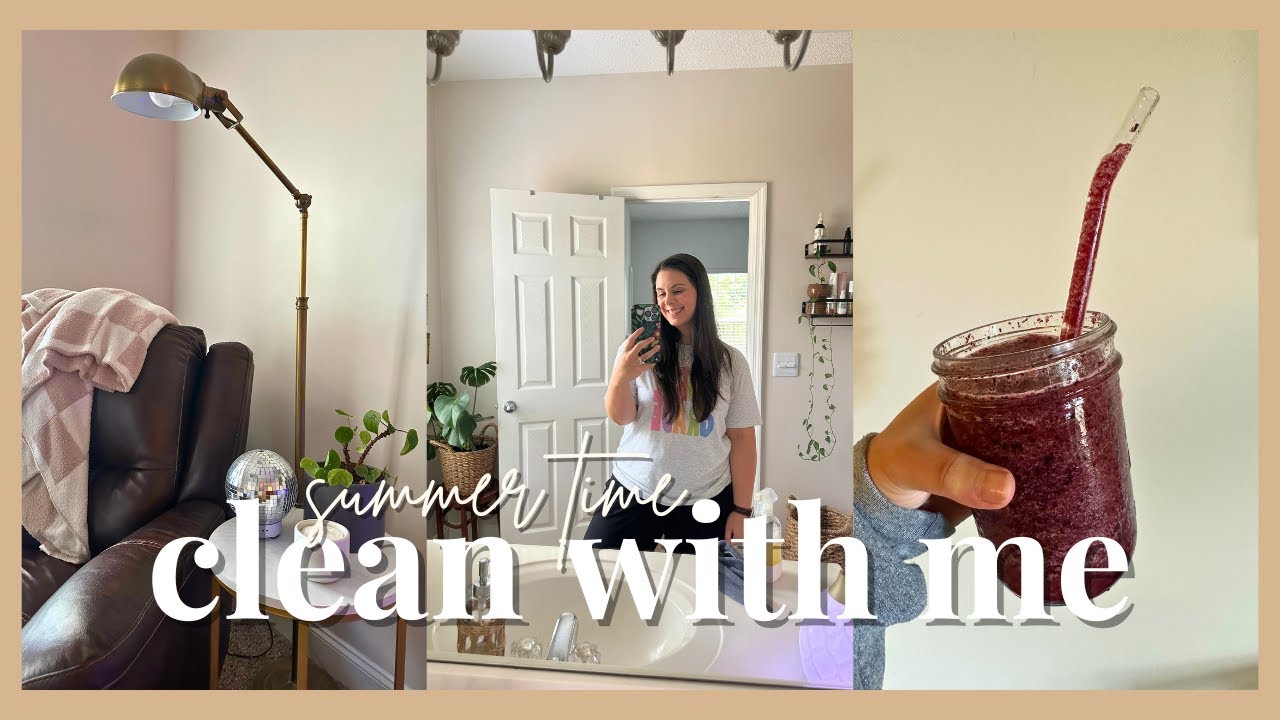 CLEAN WITH ME | getting ready for back to school | favorite cleaning products 🫧