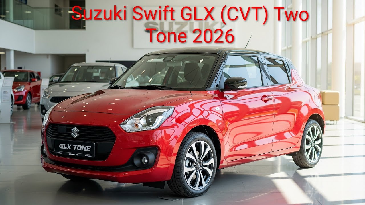 Suzuki Swift GLX (CVT) Two Tone 2026 | Full Review, Features, Price & Top Speed