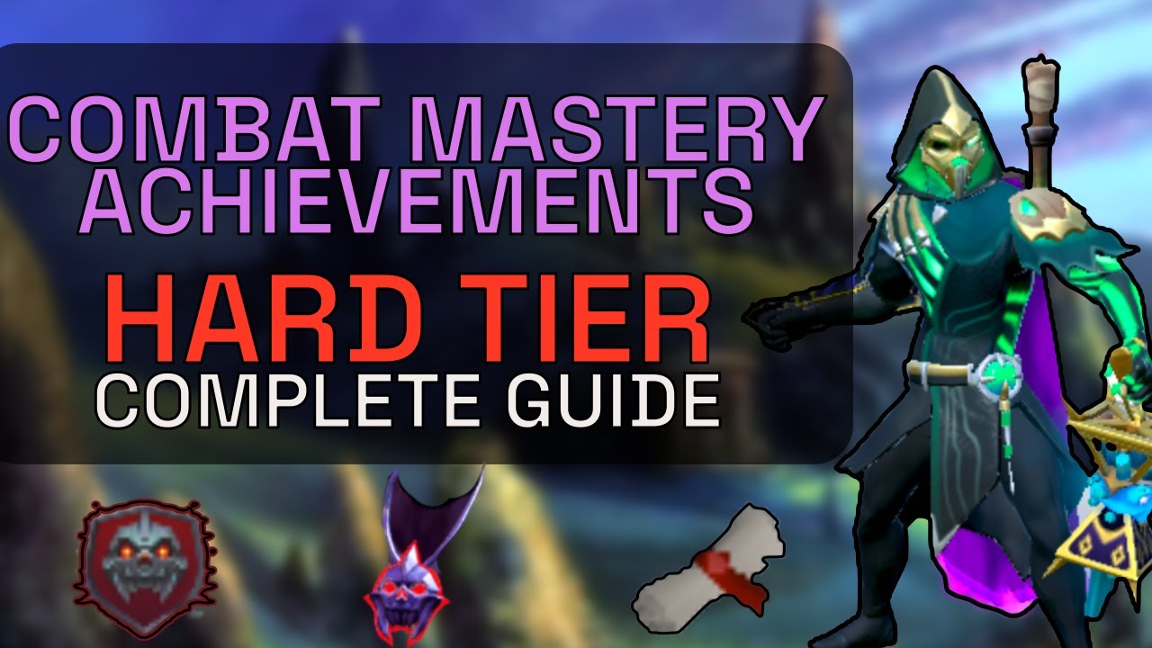 RS3 Combat Achievements Guide - FULL Hard Tier!