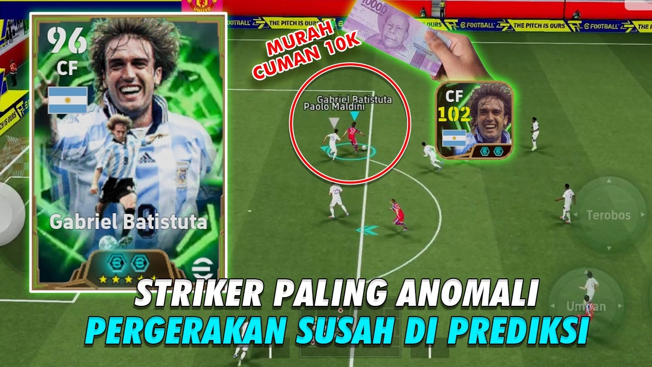 STRIKER PALING ANOMALI 😱 REVIEW GABRIEL BATISTUTA !! RACIKAN BATISTUTA !! EFOOTBALL MOBILE 2026