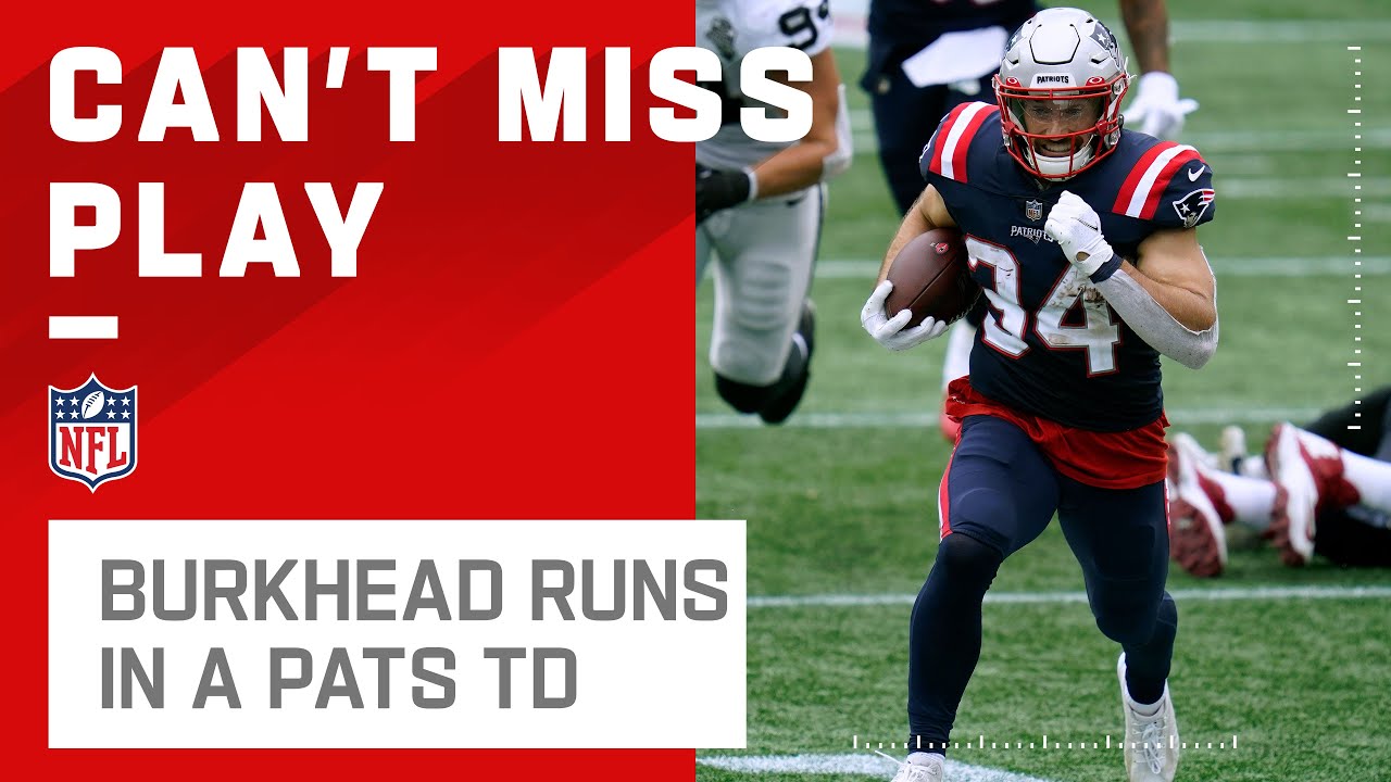 Rex Burkhead Can't Be Touched on Leaping TD!