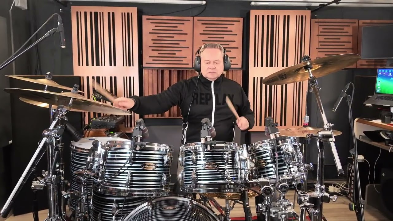 Sabian / Pearl Masters Maple Gum Try