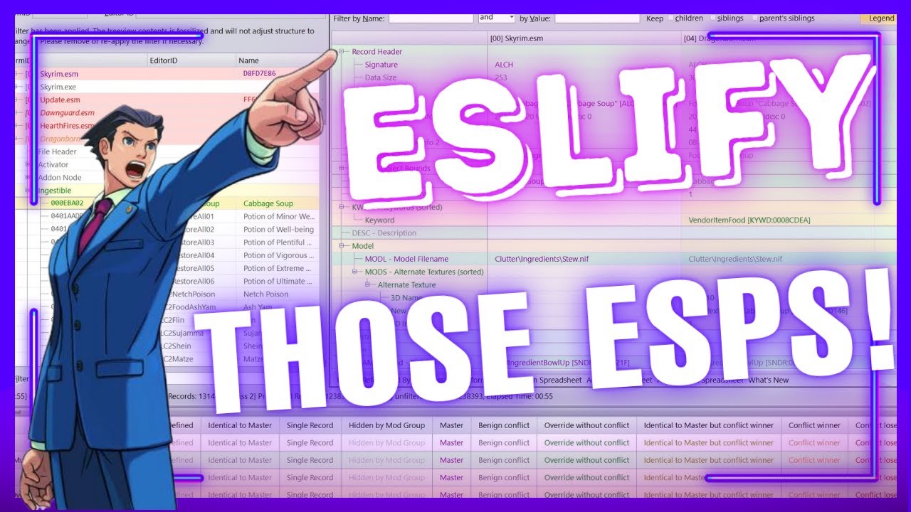 Go Beyond Skyrim's Mod Limit - Converting ESPs to ESLs