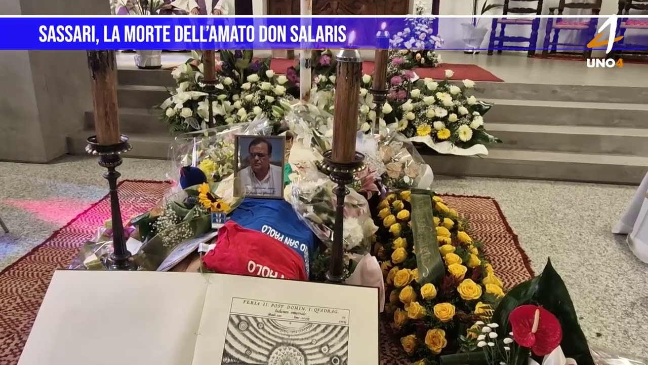 Sassari, la morte dell’amato don Salaris