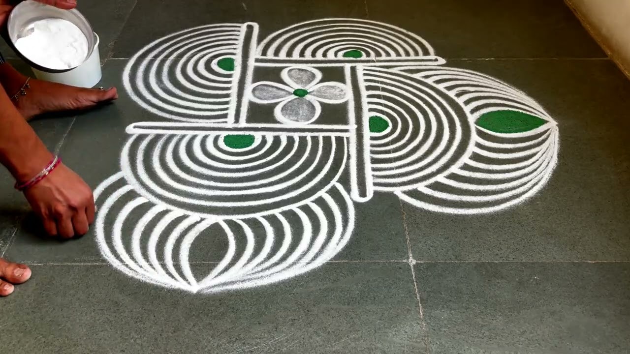Easy 2*2 padikolam designs| Simple muggulu designs| easy rangoli designs| Beginners kolam