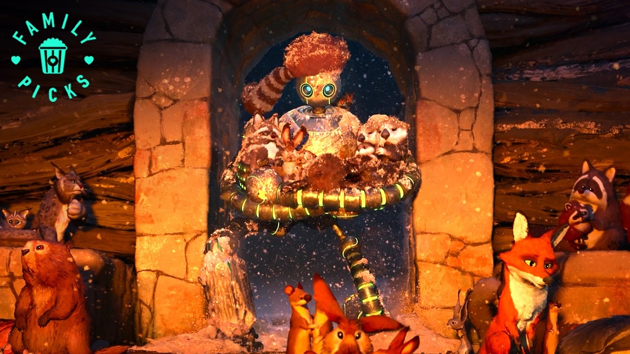 Roz and Fink Save the Animals from the Snowstorm | The Wild Robot
