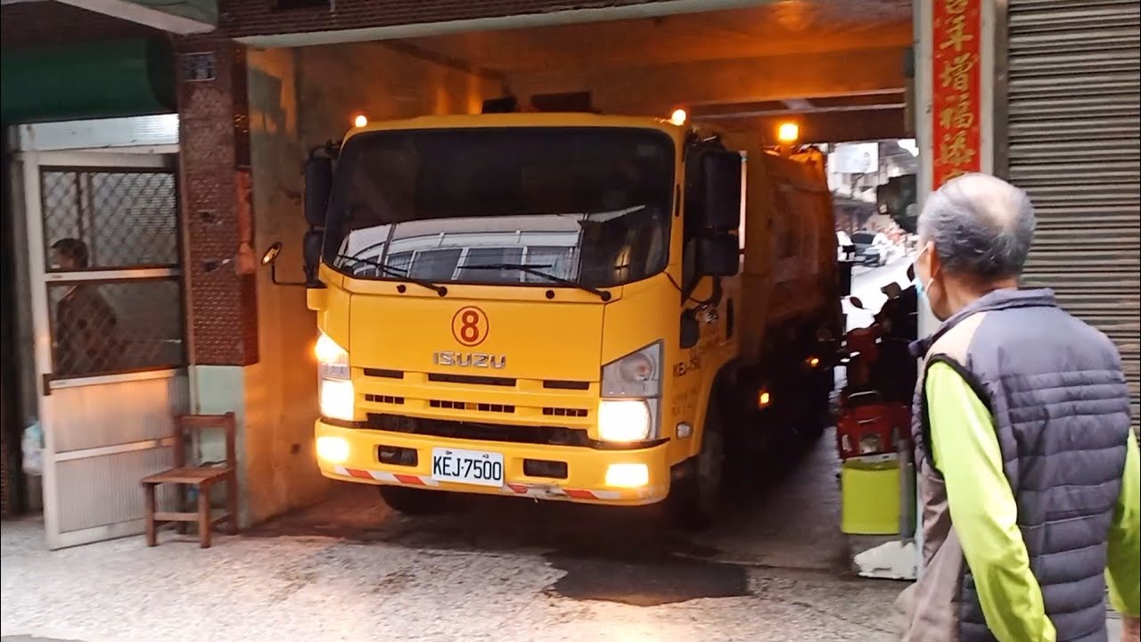 20230401彰化縣大村鄉垃圾車KEJ-7500，回收車KEE-8707