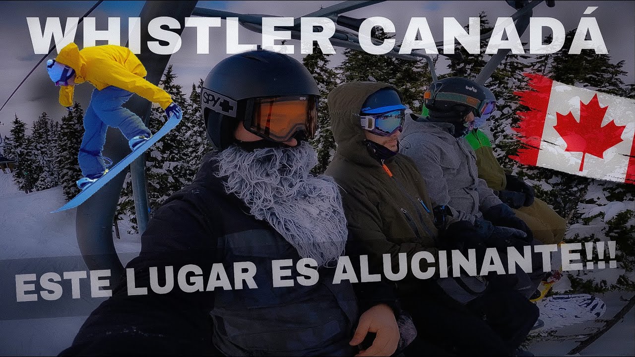 FUÍ AL SKI RESORT MÁS GRANDE DE NORTEAMERICA🇨🇦 WHISTLER BC!!! cuánto cuesta esquiar aquí?🏂🎿$$$