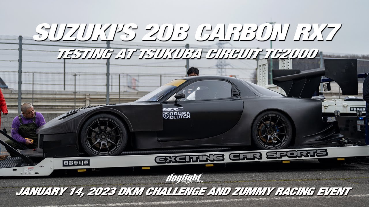 Under Suzuki 3 Rotor FD RX7 Testing - DKM Challenge and Zummy Racing Event at Tsukuba Circuit