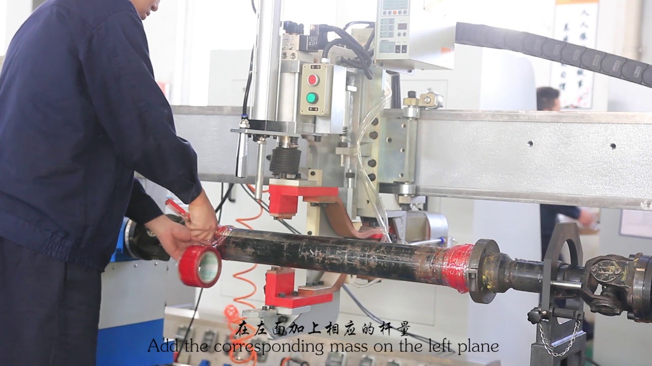 Drive Shaft Balancing Machine with Welding Machine